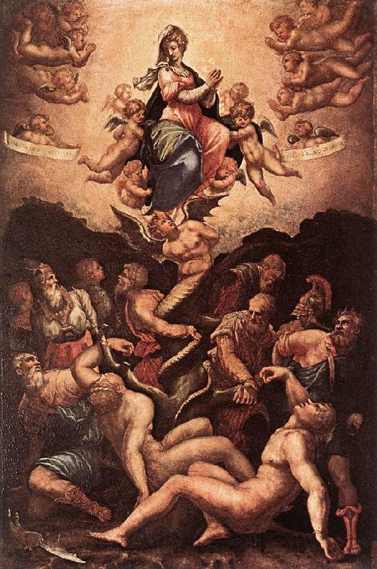 VASARI, Giorgio Allegory of the Immaculate Conception er Norge oil painting art
